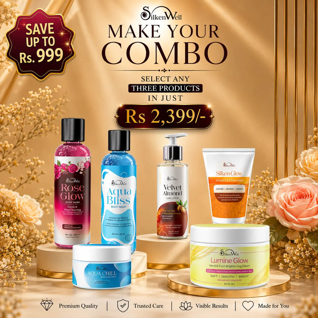 3 Products Combo | Choose any 3 Produtcs
