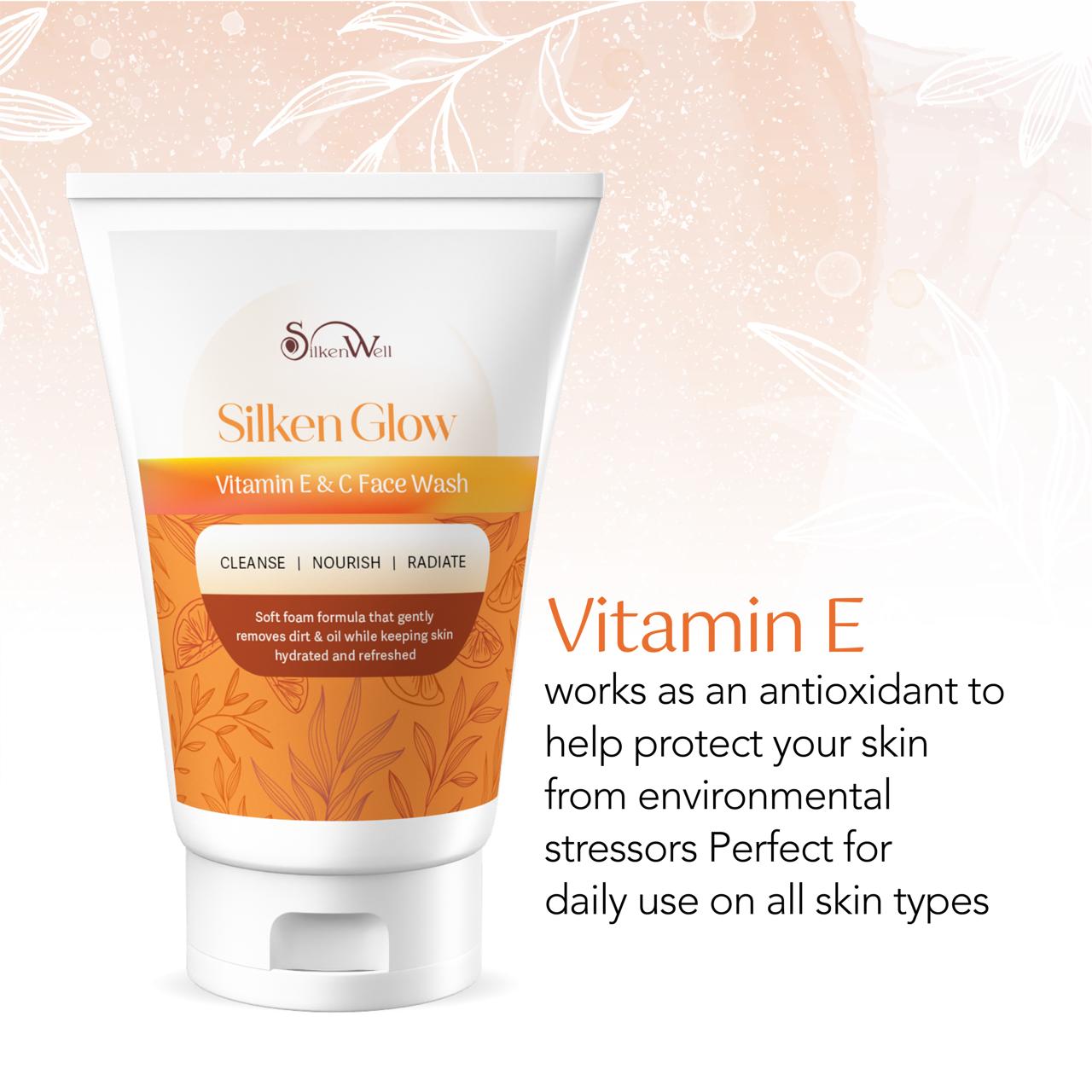 Silken Glow Vitamin E Face Wash